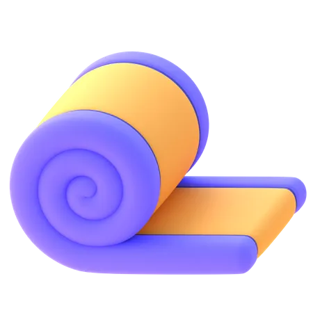 Yoga Mat  3D Icon