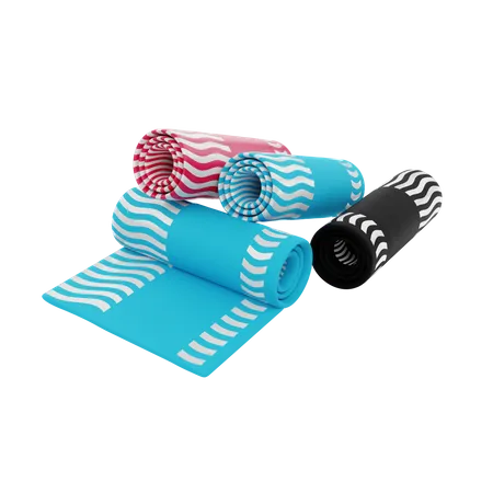 Yoga Mat  3D Illustration