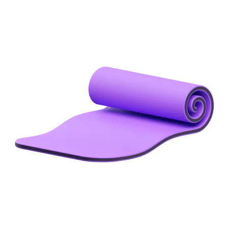 Yoga Mat 3 D Render Icon Illustration 3D Icon