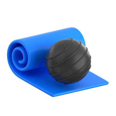 Yoga Practice Equipment  3D Icon