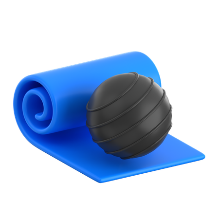 Yoga-Praxis-Ausrüstung  3D Icon