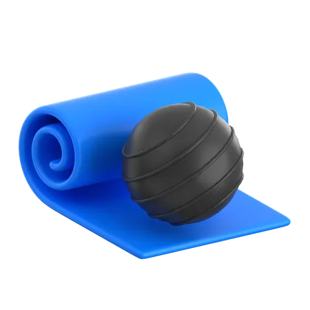 Yoga-Praxis-Ausrüstung  3D Icon