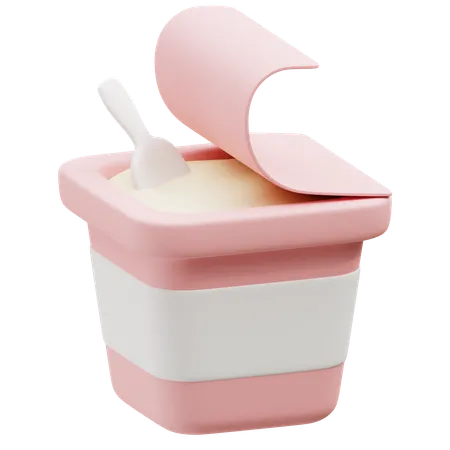 Yogur  3D Icon