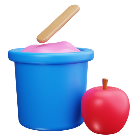 Yogur  3D Icon