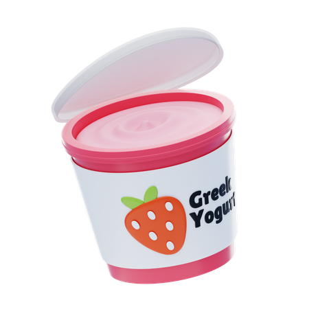 Yogur griego  3D Icon