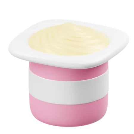 Yogurt  3D Icon