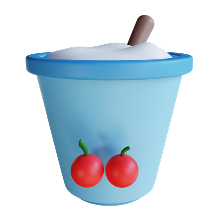 Yogurt  3D Icon
