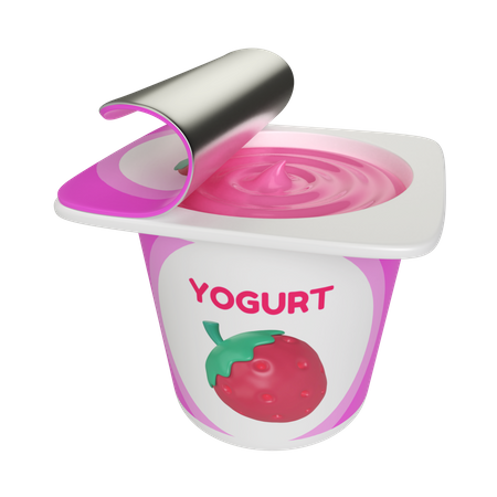 Yogurt Jar  3D Icon