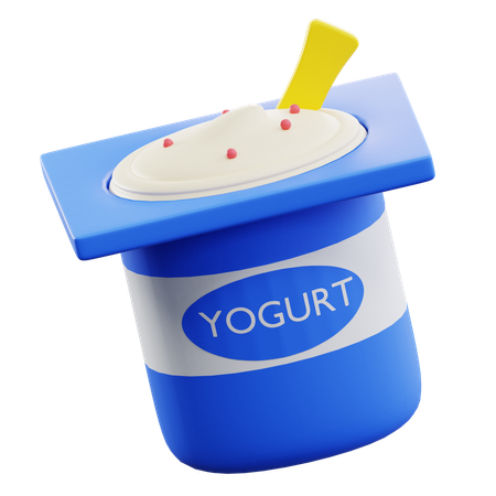 Yogurt Jar  3D Icon