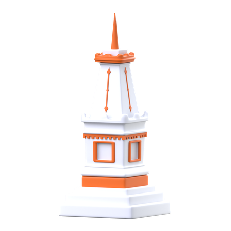 Yogyakarta Monument  3D Icon