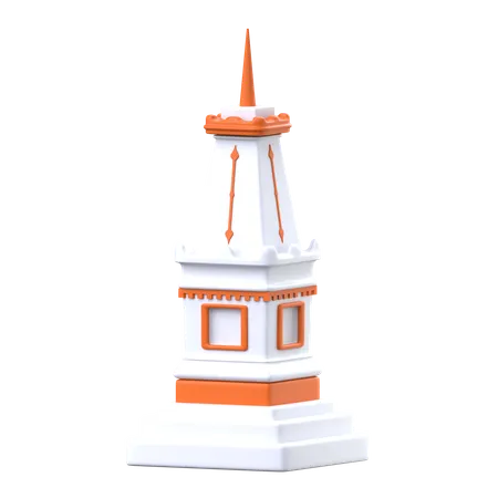 Yogyakarta Monument  3D Icon