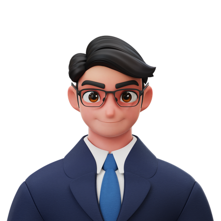 Young Boss  3D Icon