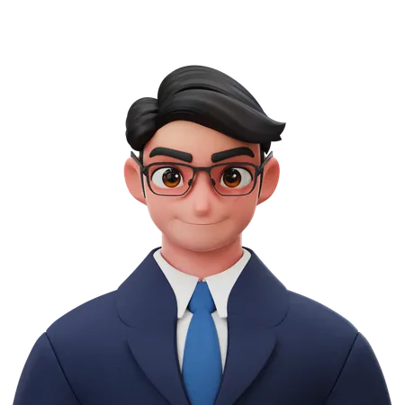 Young Boss  3D Icon