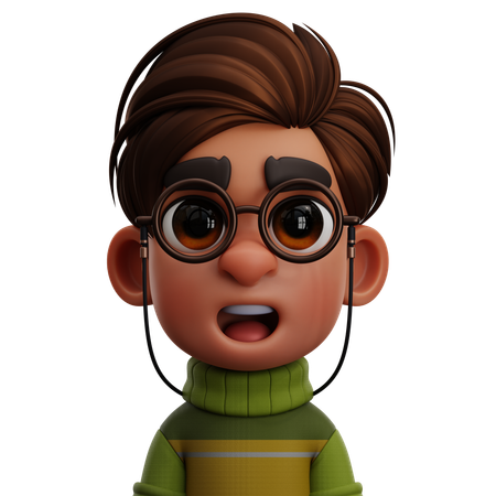 Young Boy  3D Icon