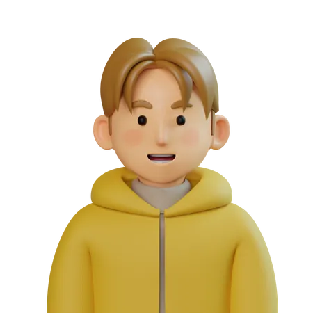 Young Boy  3D Icon