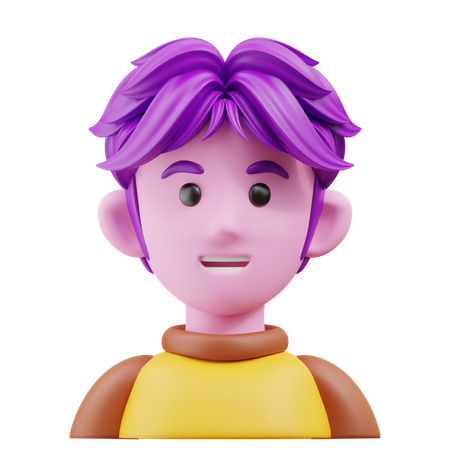 Young Boy  3D Icon