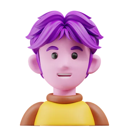 Young Boy  3D Icon