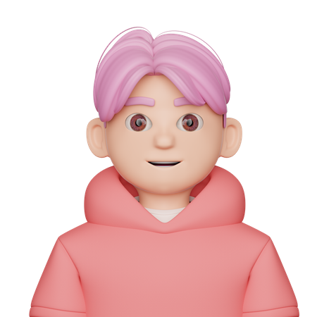 Young Boy  3D Icon