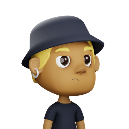 Young Boy 3D Icon