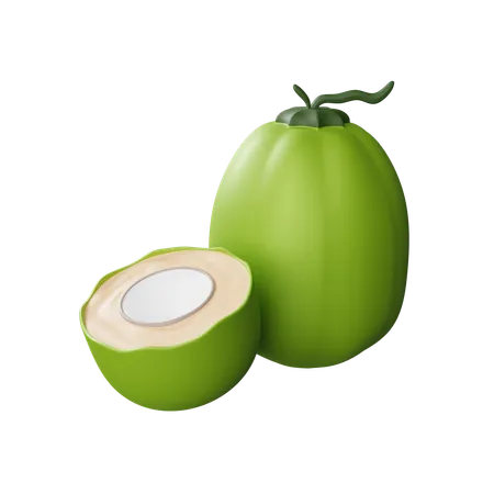Young Coconut Download This Item Now 3D Icon