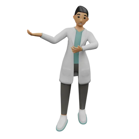 Doctor 3 D Model Character Business 3D Icon