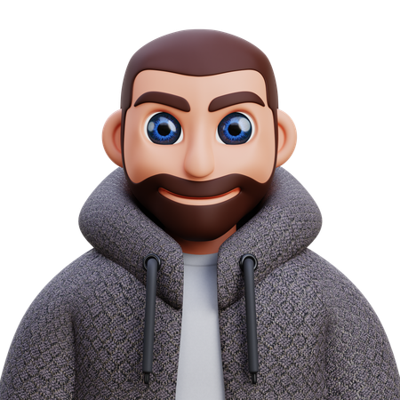 Young man  3D Icon