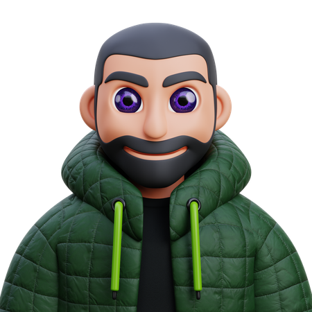 Young man  3D Icon