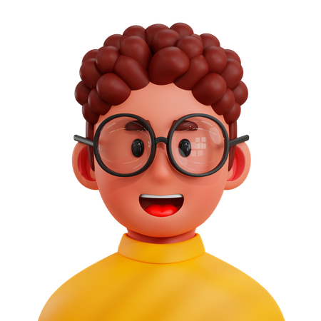 Young Man  3D Illustration