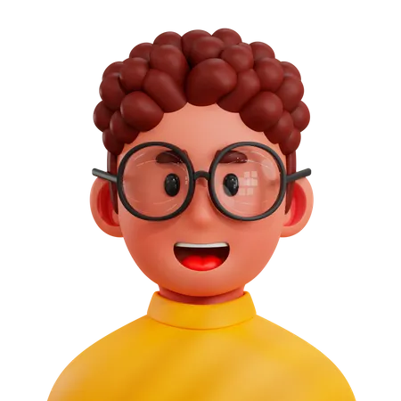 Young Man  3D Illustration