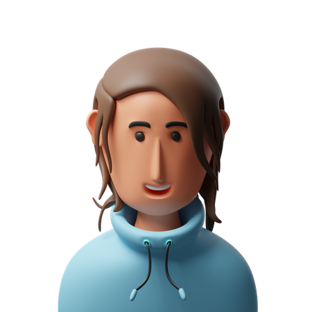 Young Woman Avatar  3D Icon