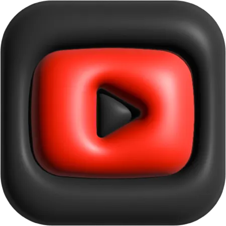 Youtube  3D Icon