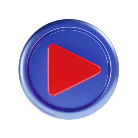 Play Button 3 D Icon Illustration 3D Icon