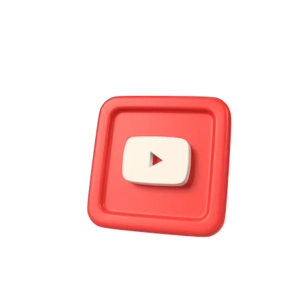 Youtube  3D Icon