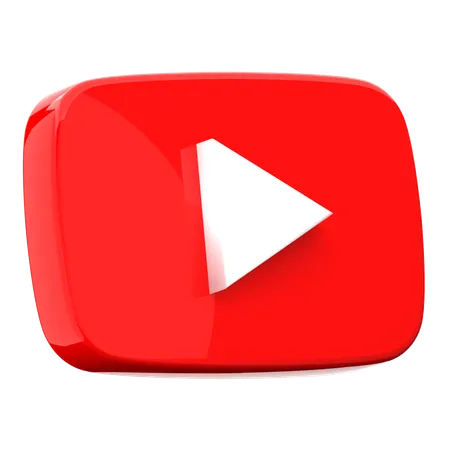 유튜브  3D Icon
