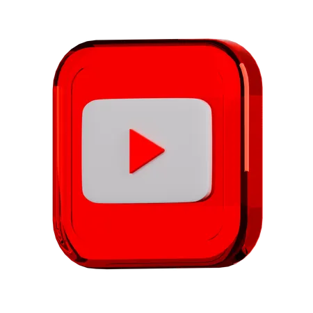 Youtube  3D Icon