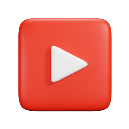 YouTube  3D Icon