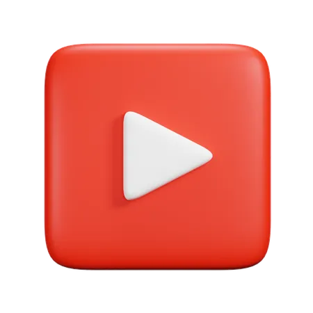 YouTube  3D Icon