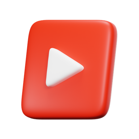 YouTube  3D Icon