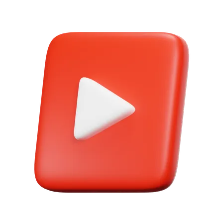 Youtube  3D Icon