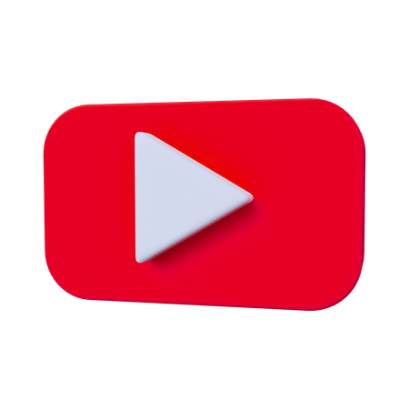 YouTube  3D Icon