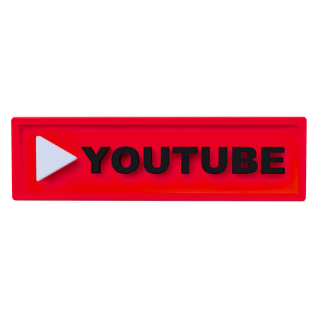 YouTube  3D Icon
