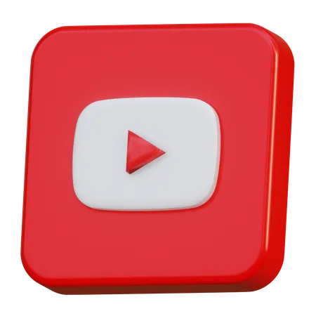 Youtube  3D Icon