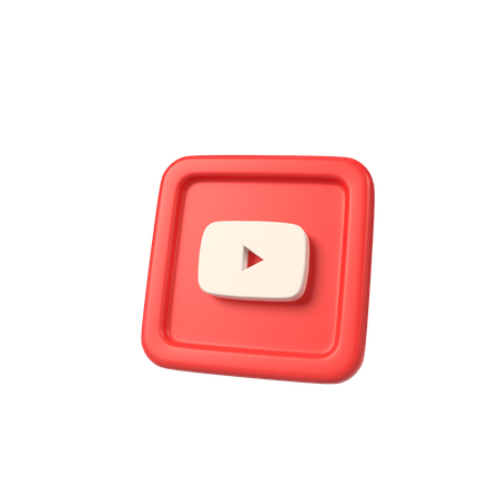 Youtube  3D Icon