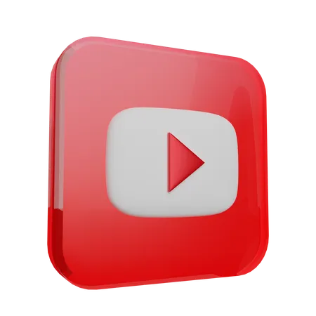 Youtube  3D Icon