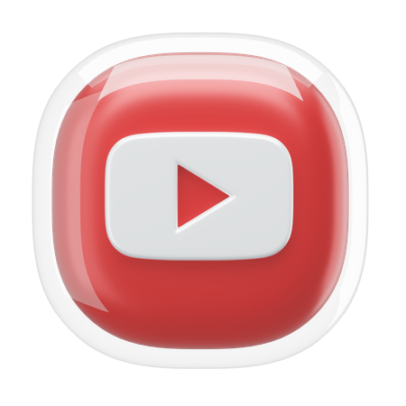 YouTube  3D Icon