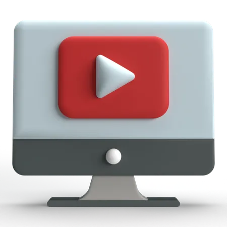 Youtube  3D Icon