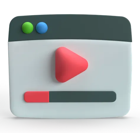 Youtube  3D Icon