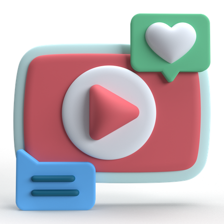 YouTube  3D Icon
