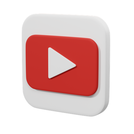 Youtube 3D Icon