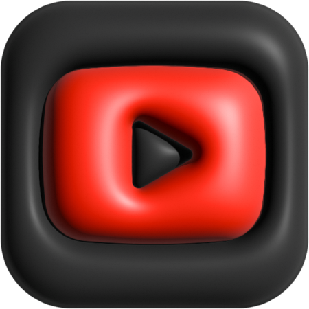 Youtube  3D Icon